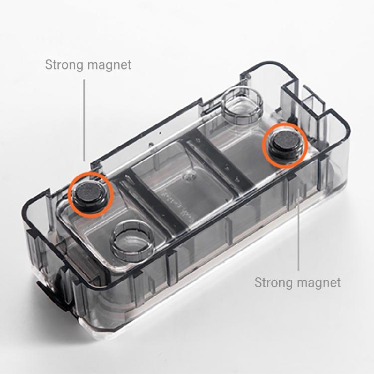 Fishing Accessory Container Magnetic Lures Box, Splicing Glow in Dark Clear
