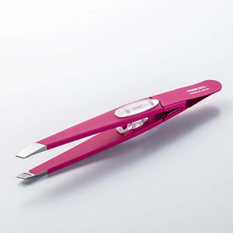 Greenbell Amazing Tweezers that Remove Hair Without Slanted Rose Slipping, Tip,