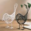 1Pc Iron Little Bird Statue Modern Design Animal Figurine Home Office Decoration Craft Home Decoration Accessories