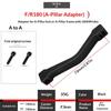 Precisions Machined Bicycles Disc Brake Adapter 160mm To 180/203mm Front Rear Specific Design Aluminum Alloy Materials