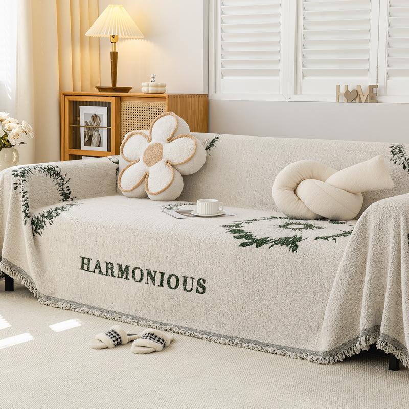 

Высококачественный чехол для дивана, полотенце, универсальная подушка для дивана Four Seasons, универсальный чехол для осенне-зимнего периода, плюшевое нескользящее одеяло 180*130cm