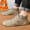 Men Sneakers 2024 New In Casual Shoes Male High Top Sneakers Winter Warm Designer Fashion Loafers Lace Up Shoes Men Ankle Boots