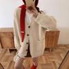 New Loose Lazy Style Large Size Casual Knitted Cardigan Versatile Basic Knitted Top Jacket Women