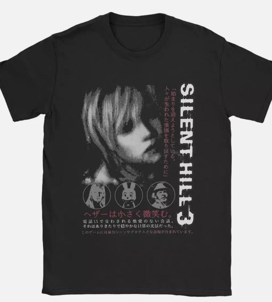 T-shirt Unisexe Silent Hill 3 Loisirs Coton Pur T-shirt à Manches Courtes