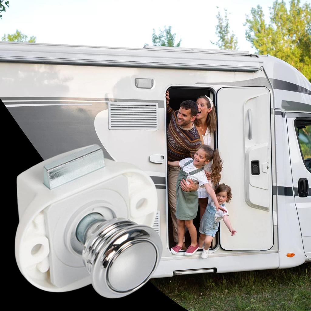 Rv Locks Zinc Alloy Keyless Rv Push Door Latch Secure Motorhome Latch Replacement For Travel Ship Yacht Caravan Van Cabinet