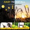 Outdoor Solar Garden Bubble Ball String Lights - Crystal Ball Decoration for Lawn & Camping