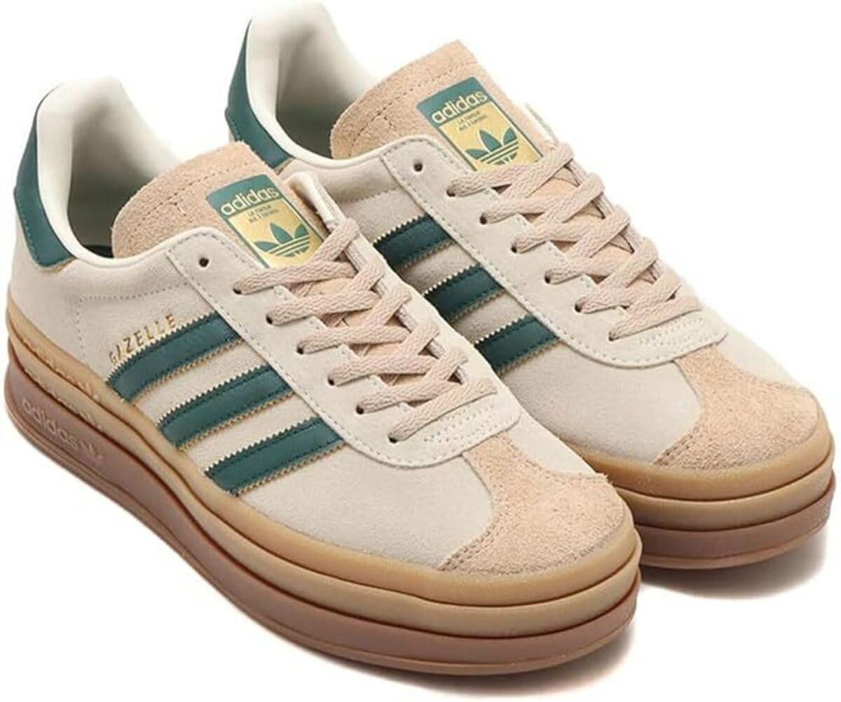 GAZELLE Кремово-бежевый ID7056 Япония [Adidas] Белый/Колледж-зеленый/Магический 25.0 см