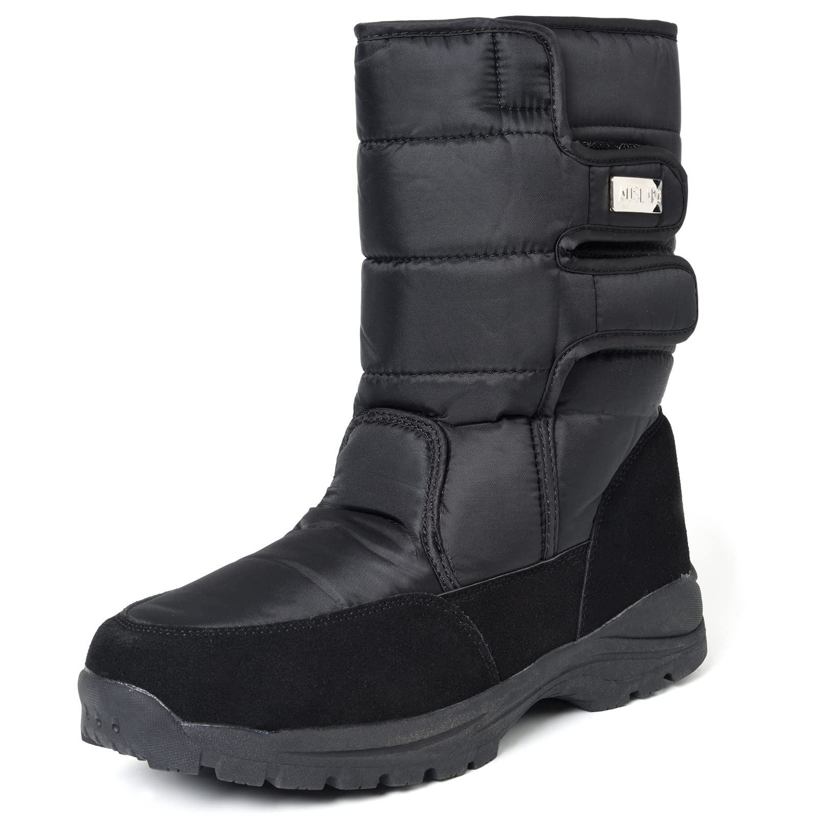 

Snow Boots Cold Weatherproof Water Repellent Black [Osland] Men s 26.5CM