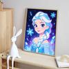 Disney Diamonds Full Elsa Snow Queen Art Painting Kit Diamond Painting Home DecorSparkling Snowflakes and Ice Crystals