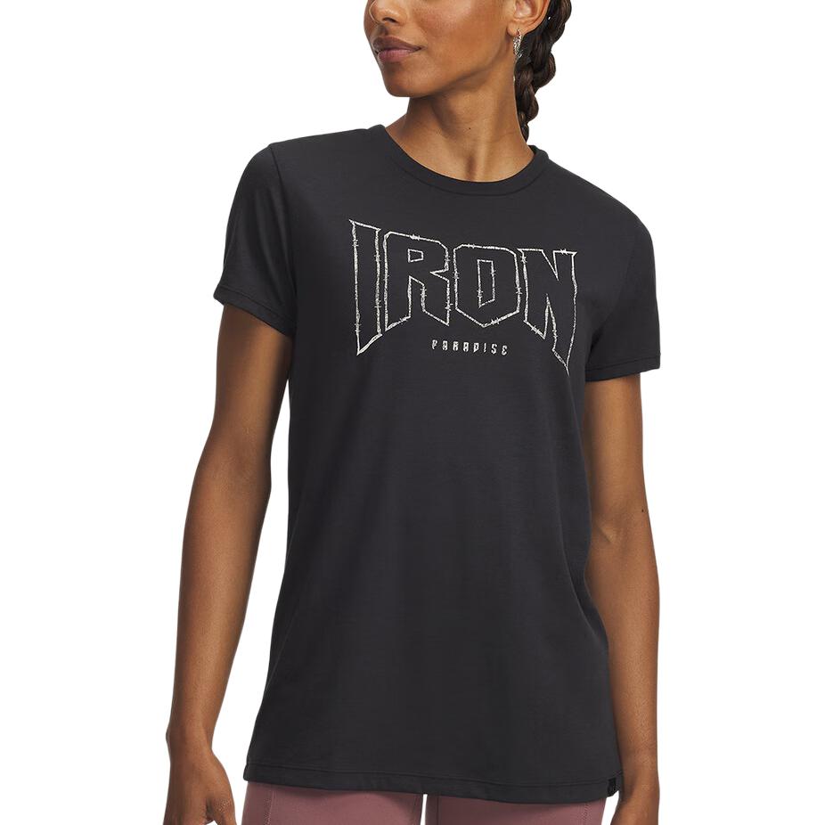 Under Armour Comfortable Breathable Sports Casual Short Sleeve T-Shirt Women tops 6006265-002 S