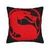 Pillow Case Mortal Kombat Splatter Grafitti Emblem Square Pillow Cover For Office Car Home Decor Kawaii Pillowcases