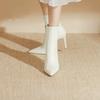 Mode Sexy Spitzschuhe High Heels Stiefeletten Damenschuhe Designer 2025 Trend Neue Mode Chelsea Boots Winter Kleid Party Pumps Mujer