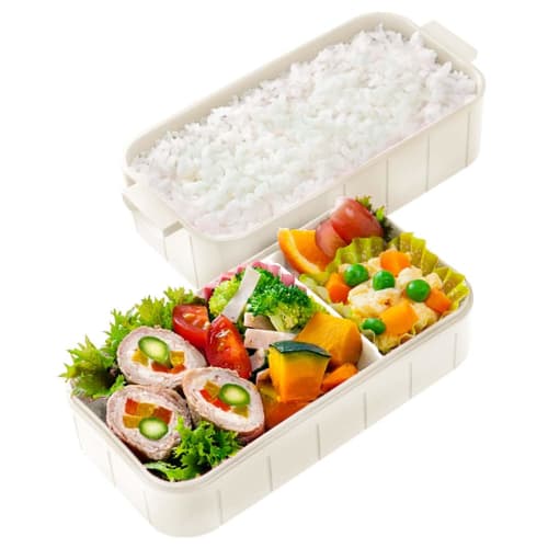 Skater Bento Box 600ml Antibacterial 2 Tiers for Women Kiki's Delivery Service French Ghibli Made in Japan YZW3AG-A