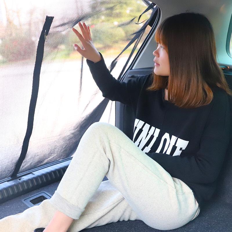 Car Insect-Proof Sunshade Mesh for Rear Door & Tailgate