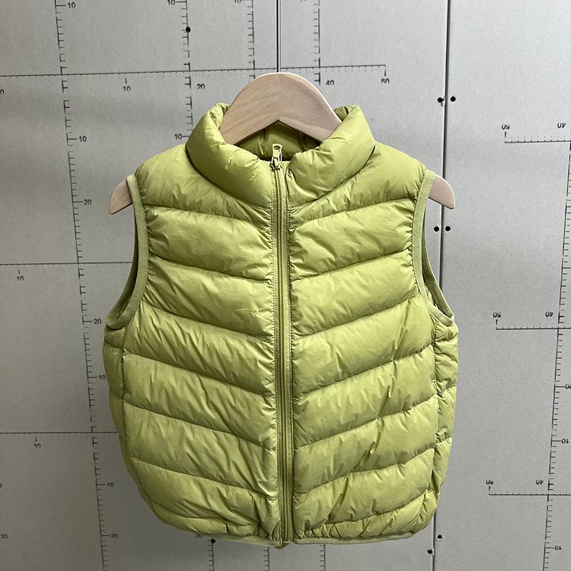 Colete de Penas Leve para Crianças: Jaqueta Estilosa 2025 para Meninos e Meninas