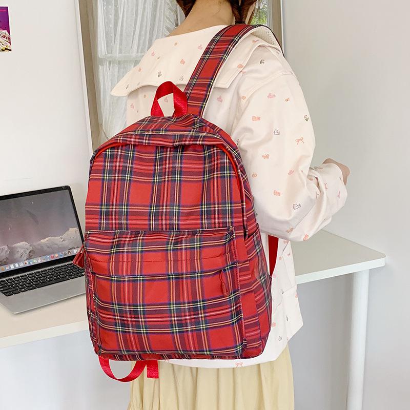 Schoolbag Schoolbag Female College Student 1011 New Autumn and Winter, Japanese Ins Style Retro Large-capacity Junior High School Backpack