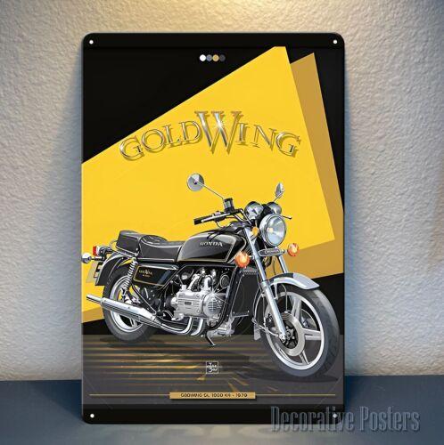 goldwing Motorcycle Metal Poster  Collectable Sign  Size20x30cm 20x30cm（7.8x11.8inch）