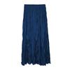 Extended crushed skirt Women's dance long skirt Korean high temperature setting pleated skirt Elegant pleated skirt