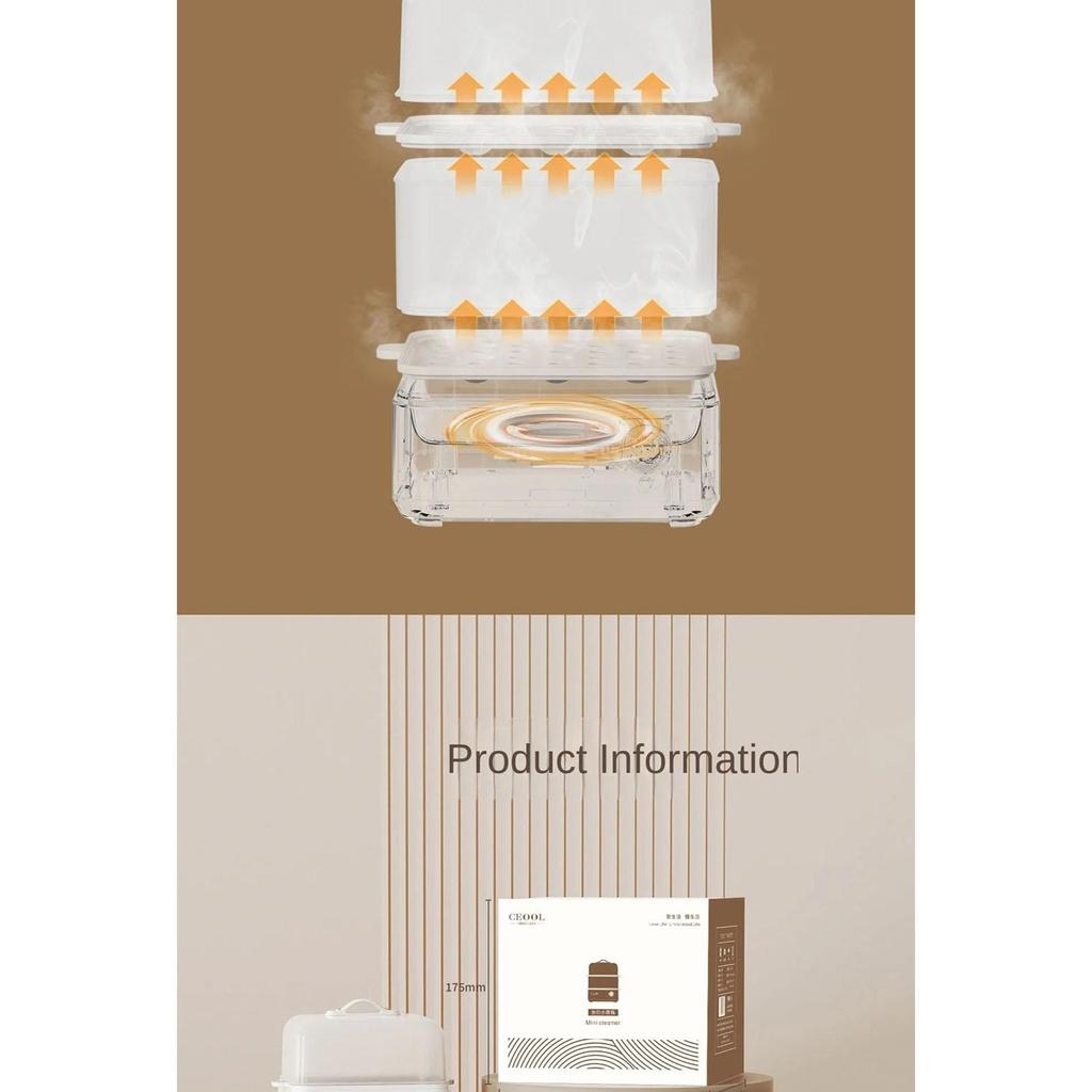 Egg Boiler Multifunction Double Electric Egg Cooker Steamer Corn Milk Steamed Rapid Layers Breakfast Cooking Appliances Kitchen