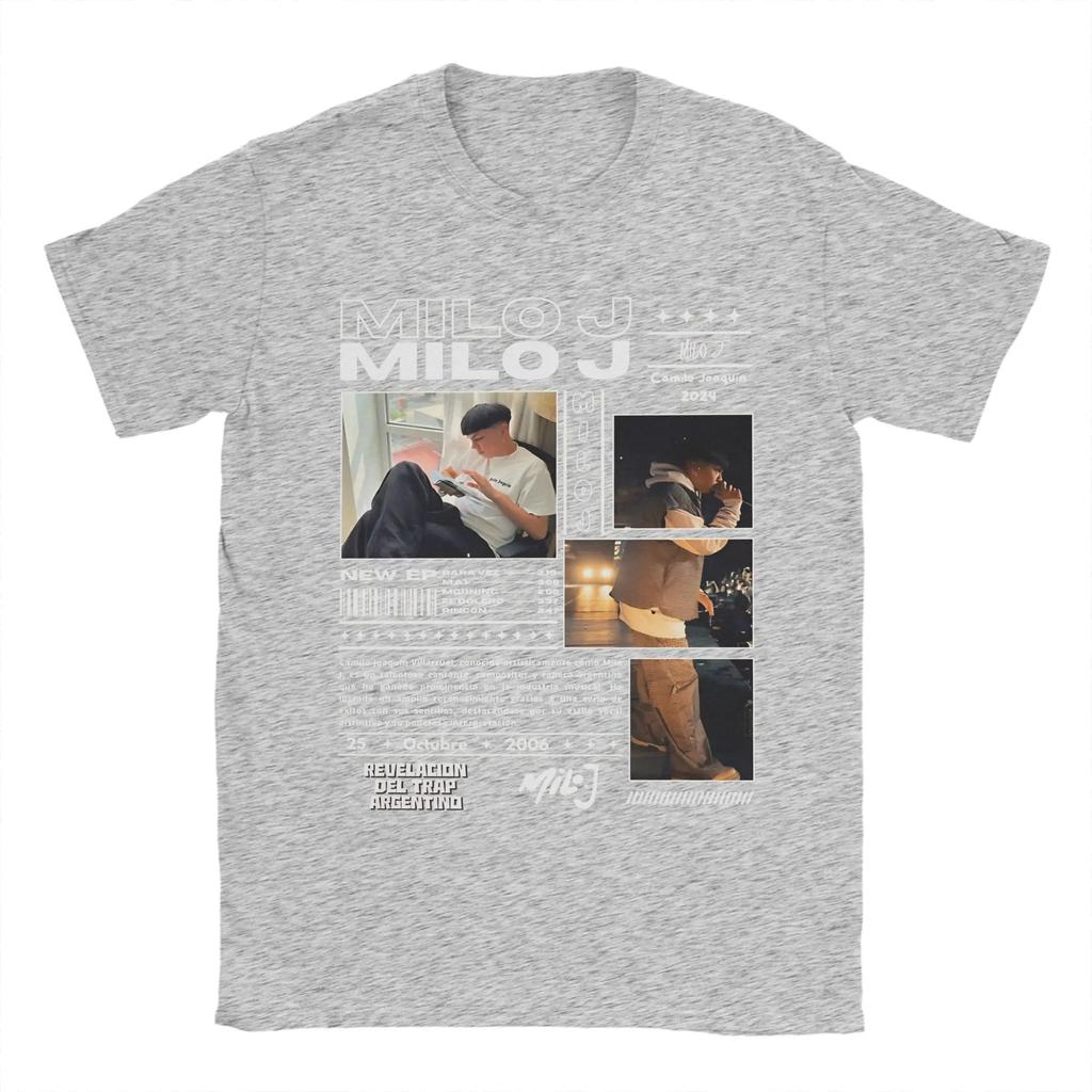 Casual Tshirt Beach Rapper Milo J Fashion Tshirts Pure Cotton Tshirt For Couple Aesthetic Plus Size 6xl Short Sleeve Tees