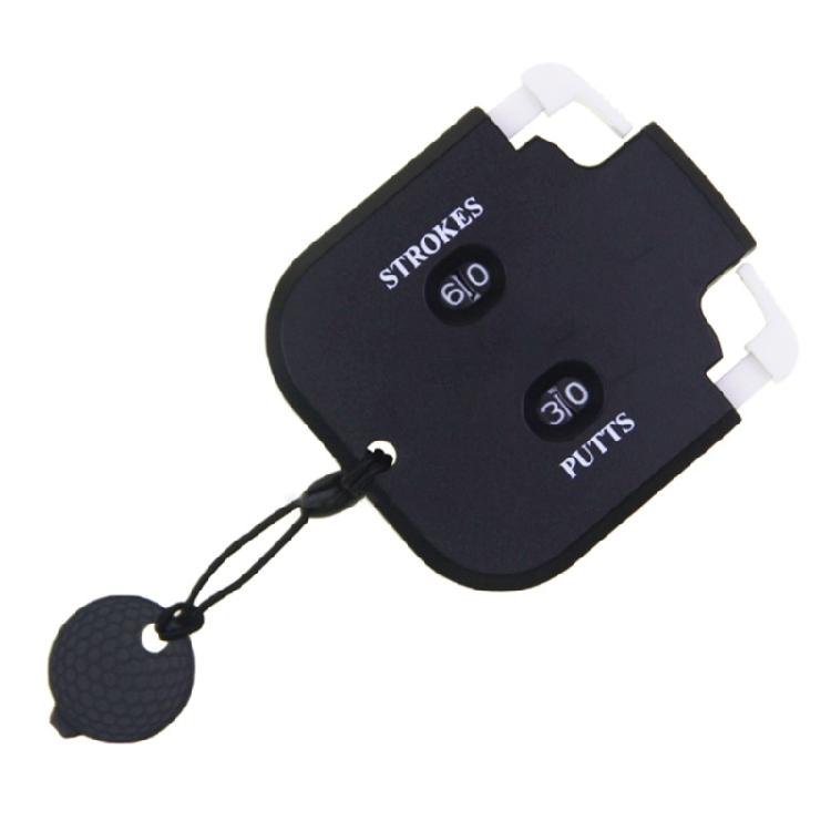 

Portable Golf Score Counter Golf Score Indicator Scoring Keeper Golf Score Counter Shot Count Strokes Putt Score Counter білий/чорний