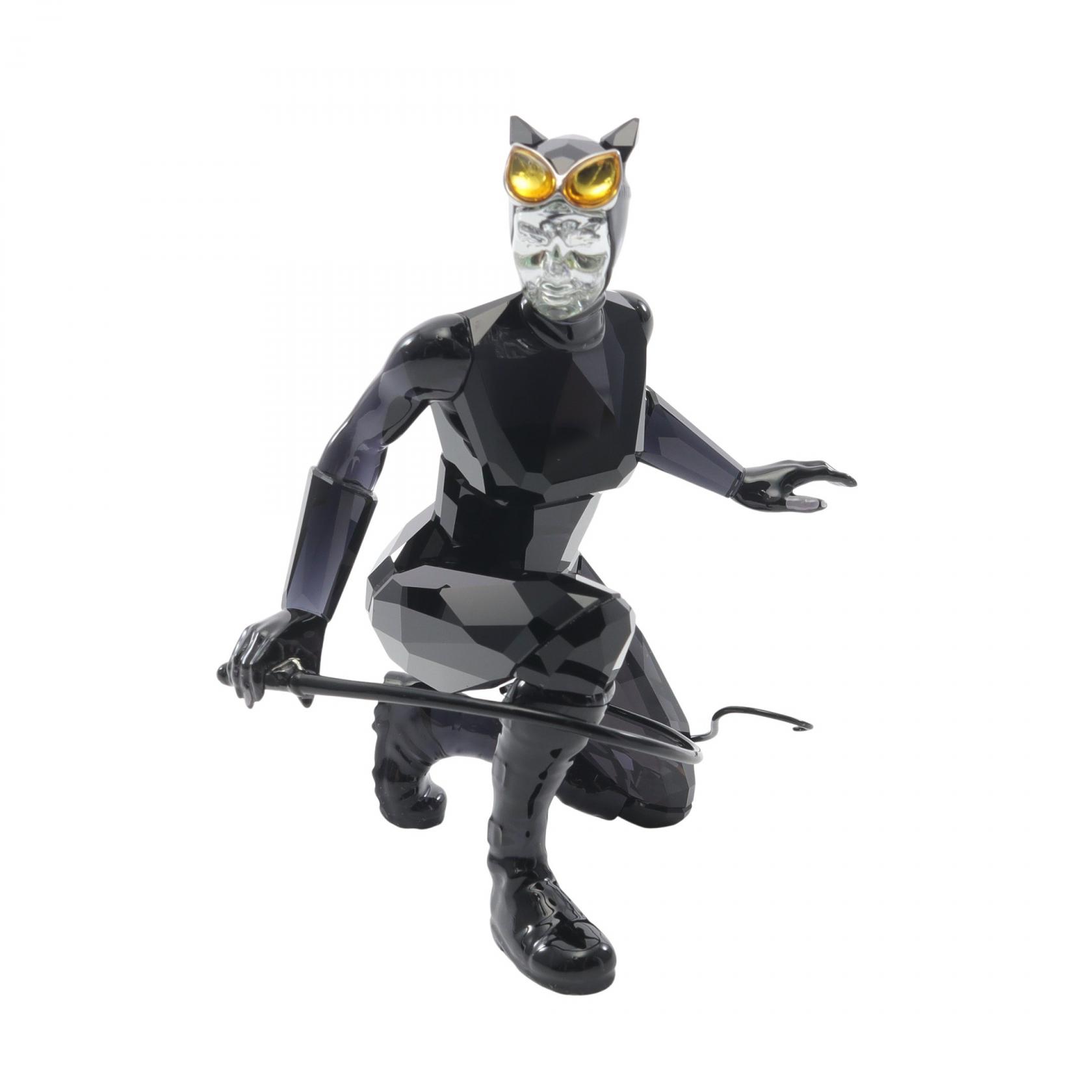 Used SWAROVSKI Catwoman figurine Other miscellaneous goods crystal Black Used unisex