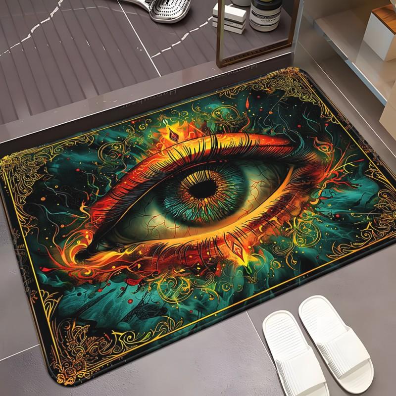Ornate Scroll Vine Frame Welcome Doormat Non Slip Floor Rug For Entryway Indoor Front Door Daily Decoration