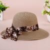 Women Sunscreen Big Brim Straw Hats Summer Foldable Panama Hat Girl Outdoor Beach Visor Sun Cap Female Portable Travel Caps