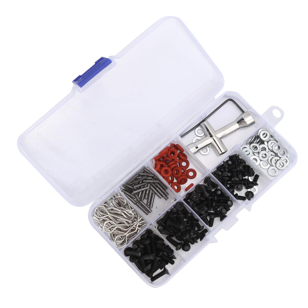 RC Metal Screw Replacement Kit Wrench Car Shell Buckle for HSP 110 Remote Control Car