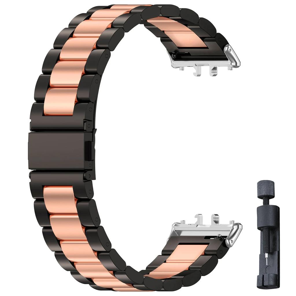 Stainless Steel Strap For Samsung Galaxy Fit 3 Metal Bracelet Luxury Bussiness Band For Samsung Galaxy Fit3 SM-R390 Accessories