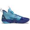 Li Ning BadFive 4 Cushioning Abrasion Resistant Breathable Mid top Basketball Shoes Men's Blue ABFU015-6