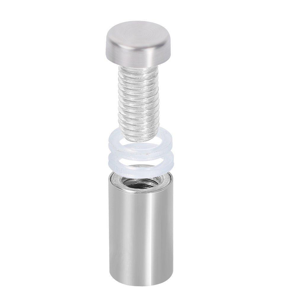 RuoFeng Stainless Steel Wall Mount Glass Standoff Holder Screw Nail