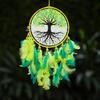 Ловец снов Дерево жизни, Dream Catcher Tree of Life (49 cm, Yellow Green),  Duli