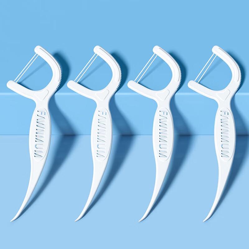 FAWNMUM Double Line Dental Floss Picks