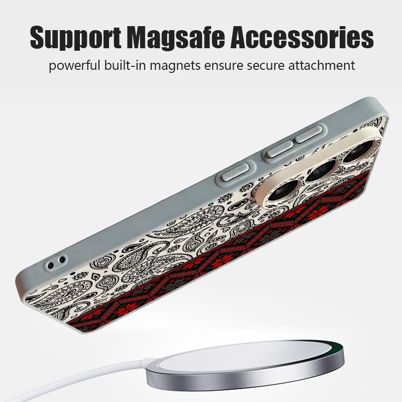 Vintage Totem Pattern Magnetic Phone Case For Samsung Galaxy S26 S25 S24 Ultra S25 S23 FE A57 A56 A37 A17 A55 A26 A36 A35 Cover