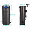 Aquarium Filter 5W Low Water Level Reptile Filter Suspended Waterfall Plastic Cleaning Water Pump Water Circulation Turtle