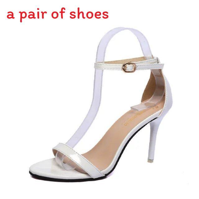 High Heel Sandals With Strap Buckle For Women