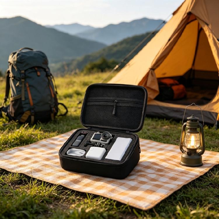 Digital Storage Bag Shockproof Equipment Organizers With Soft Inner Lining Suitable For Multiple Electronics