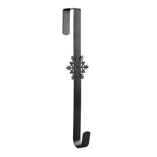 Christmas Wreath Hook Star Snowflake Christmas Tree Elements Metal Door Hanger Over The Door Hooks Hanger
