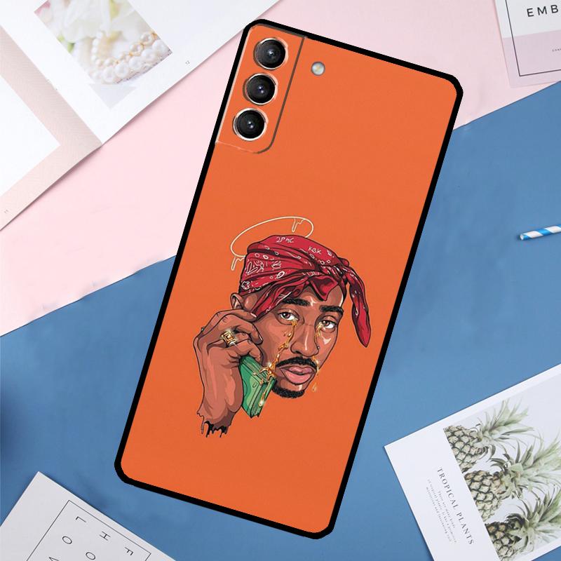 Tupac 2Pac Shakur Case For Samsung Galaxy S25 Ultra S21 S22 S24 S23 Ultra S9 S10 Plus S21 FE S25 FE Back Cover