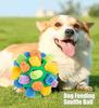 QQ Bouncy Rainbow Sniffing Ball: Interactive Foraging and Training Toy for Cats and Dogs