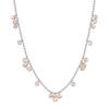 S925 Silver Super Flash Zircon Galaxy Water Drop Necklace Women's Exquisite Light Luxury Fringed Collarbone Chain Accessories