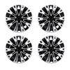 4 STÜCK Radkappe 14 Zoll Stilvolles Clip-On-Design R14 Radnabenabdeckung Ersatz für AX