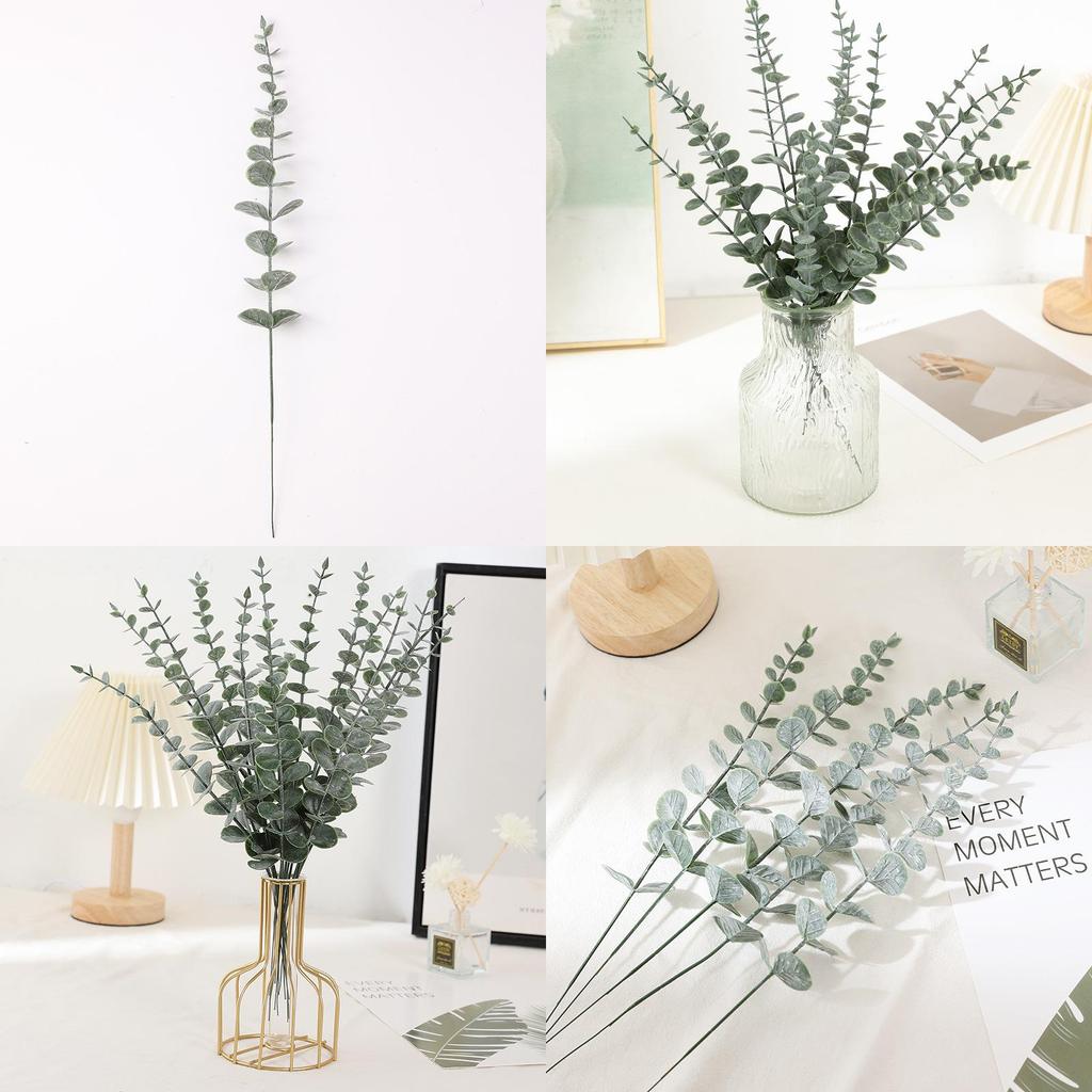 Realistic Fake Greenery Eucalyptus Foliage For Home Styling Wedding Decor And Event Planning