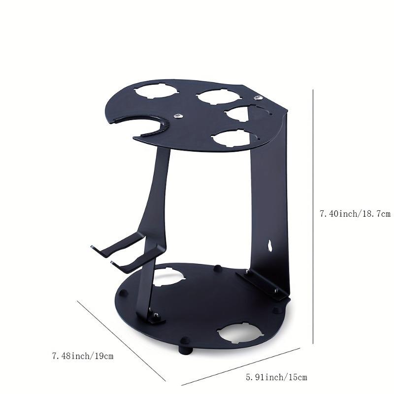 Drill-free Storage Rack for Dyson Airwrap Curling Iron & Hair Dryer and Accessories Organizer Stand Wall-Mount or Desktop Shelf