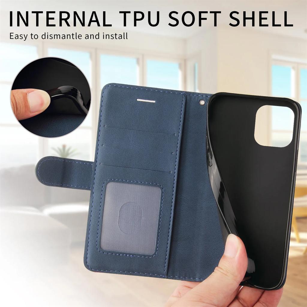 Leather Wallet Phone Case For Moto G31 G51 G71 G52 G62 G13 G73 G14 G32 G54 G84 G10 G50 G60 G9 Play Plus Flip Stand Phone Cover