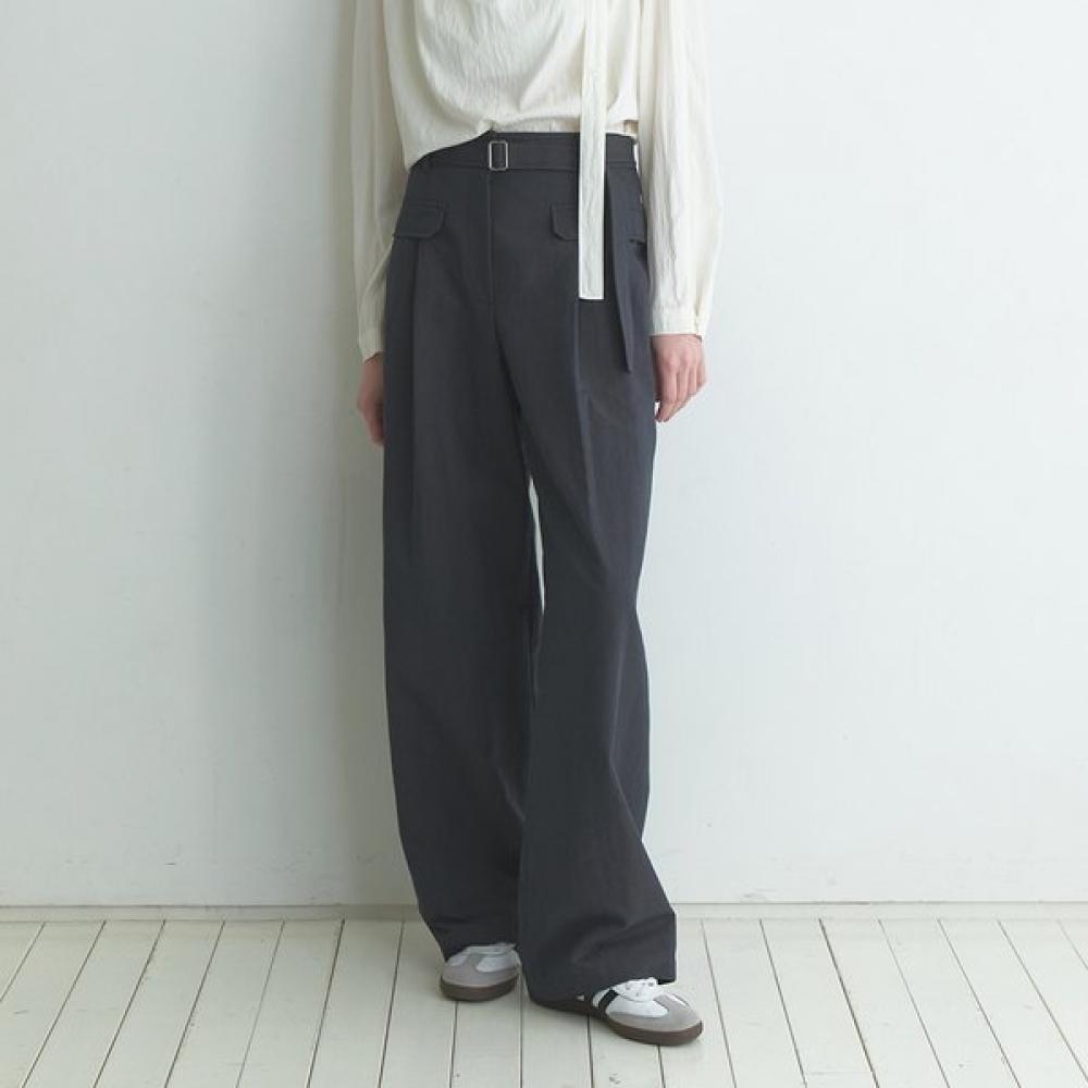 

On On Belt cottOn Curved Pants New6sl216 CHARCOAL/S_01