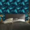 Watercolor Galaxy Wallpaper In Turquoise, Navy, Mint and Sea Blue 50x1000