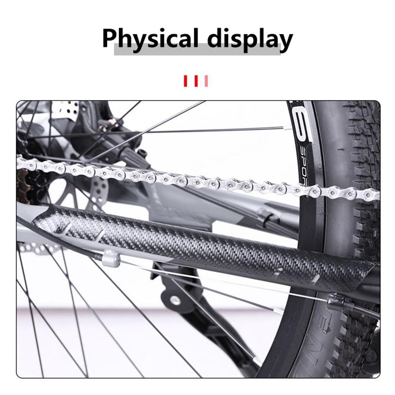Bicycle Chain Protector Black Cycling Frame Chain Stay Posted Protector Chain Care Guard Cover Bike Accessories