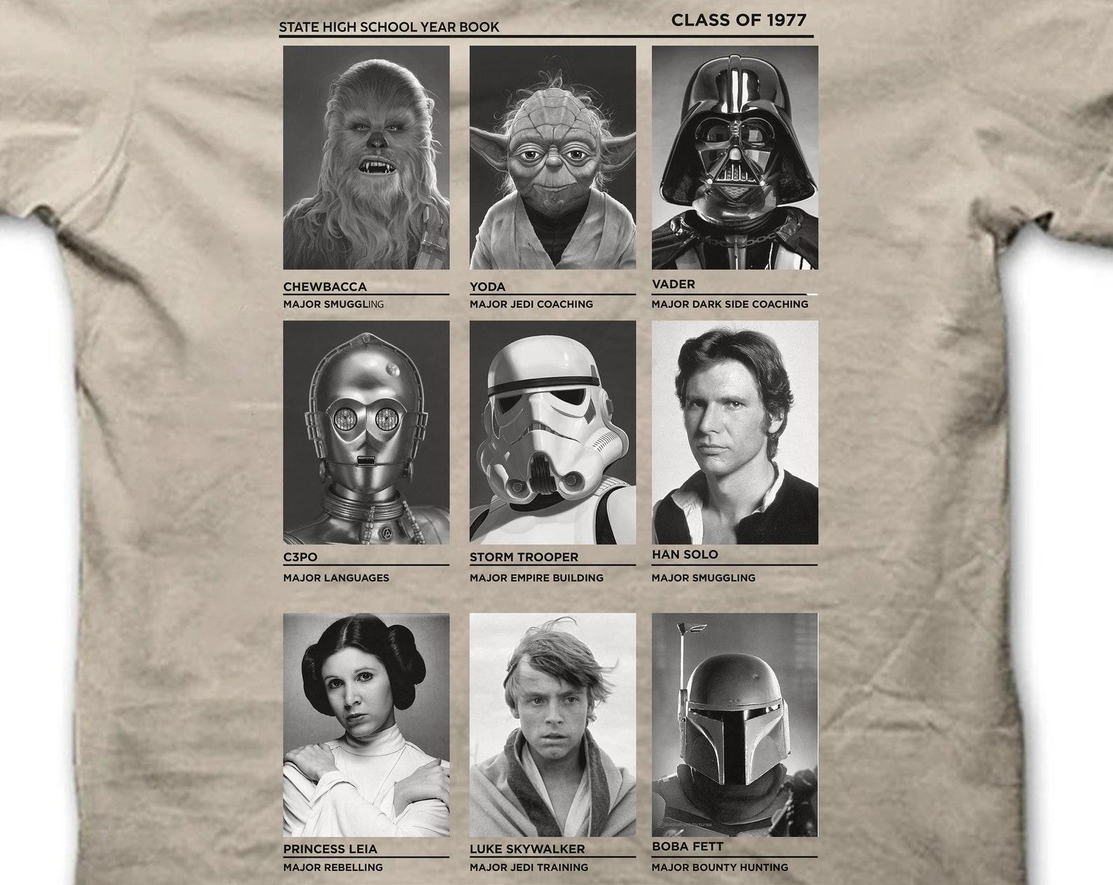 Funny Star Wars Class of 1977 Unisex T-Shirt S